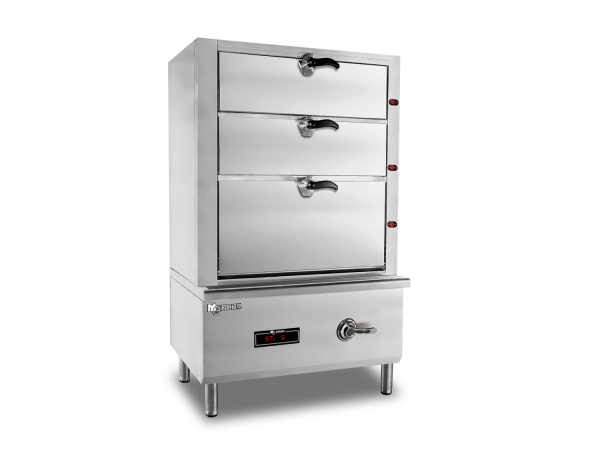 900mm 3-Door Induction Steaming Cabinet 